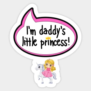 I'm Daddy's Little Princess - Baby Shower Gift Sticker